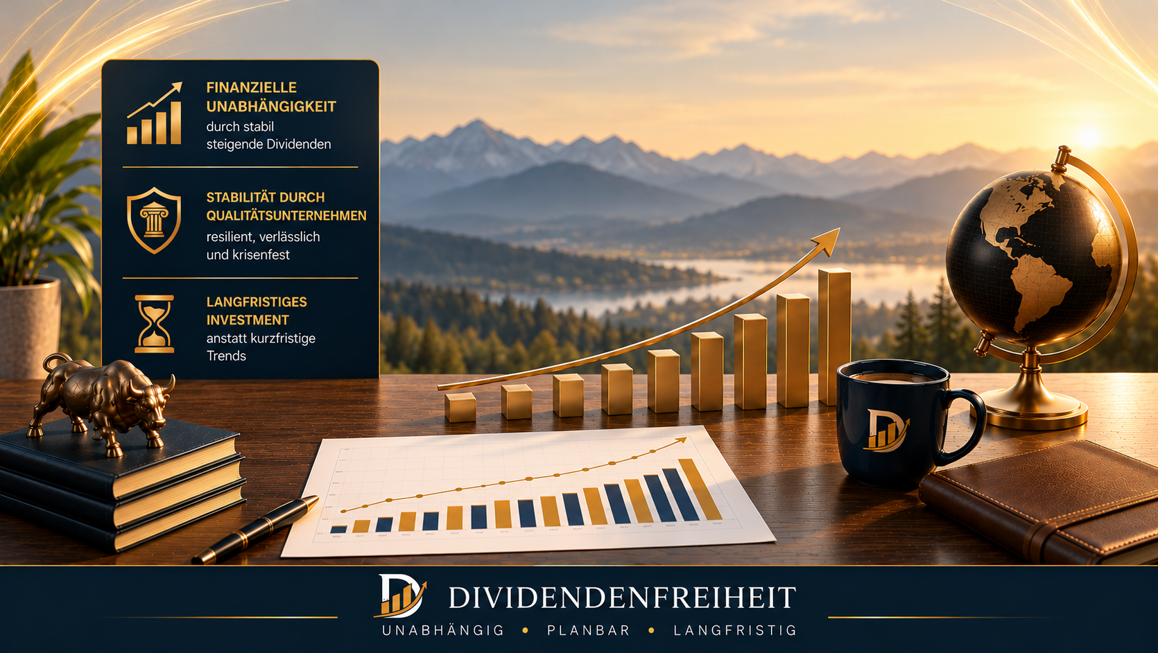 Der Weg zur finanziellen Unabhängigkeit durch langfristiges Investieren und Dividendeneinkommen